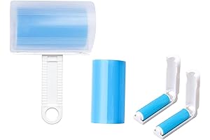 4 Pack Washable Sticky Lint Roller Pet Hair Remover Brush