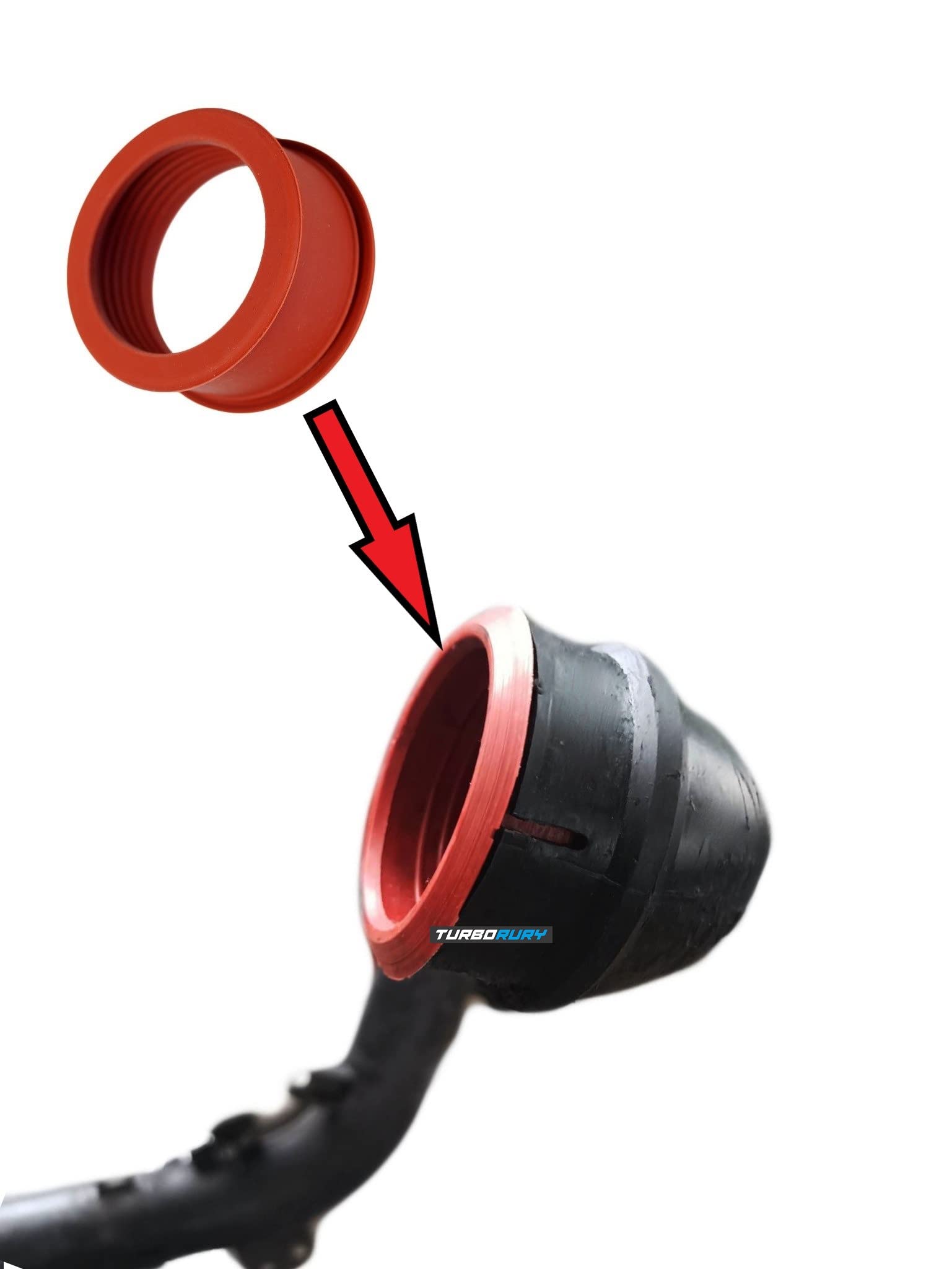 Guarnizione Tubo Turbina Guarnizione O-ring Ricambio – Compatibile con Opel Astra G 1.7 CDTi – OE 97306216, 97183197, 97245014, 5860750 – Materiale Durevole, Estremamente Resistente