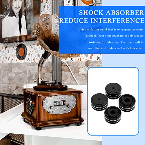 Patas para Amplificador y Altavoces HiFi Audio - 4 Unidades de 40 x 20 mm - Cono de Aleación de Aluminio para Aislamiento de Base - imagen 5