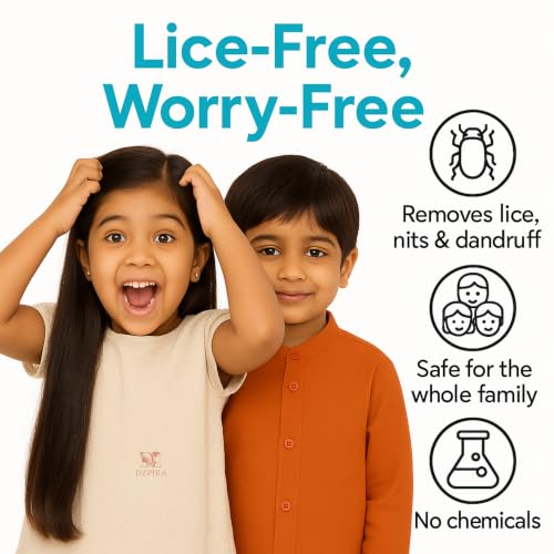 Image of Pack of 1 Premium Stainless Steel Lice & Nit Removal Combs for Kids & Adults, Professional Fine Teeth, Removes Lice, Nits & Eggs, Reusable, Safe for All Hair Types