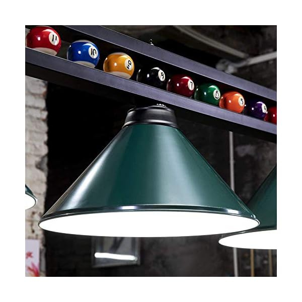 Wellmet Billardlampe, 3-Licht Kücheninsel Pendelleuchte, 150cm Billardtischlampe geeignet für 213-274cm Billardtisch… – Bild 4