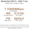 ASUS ROG Rapture WiFi 6 Gaming Router (GT-AX11000) - Tri-Band 10 Gigabit Wireless Router, 1.8GHz Quad-Core CPU, WTFast, 2.5G Port, AiMesh Compatible, Included Lifetime Internet Security, Aura RGB
