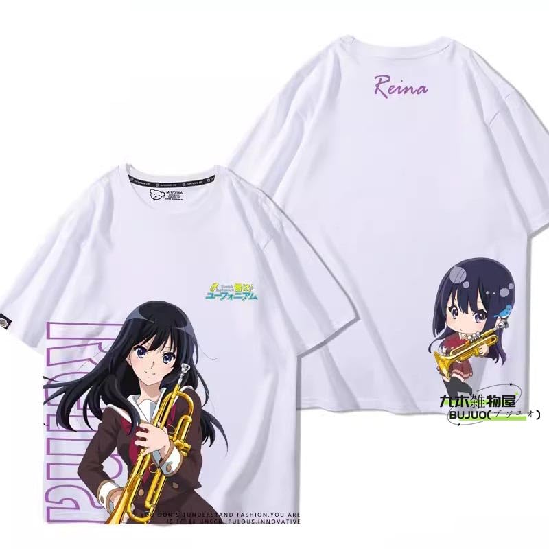 Amazon.co.jp: tシャツ 響け！ユーフォニアム 半袖 夏服 黄前久美子