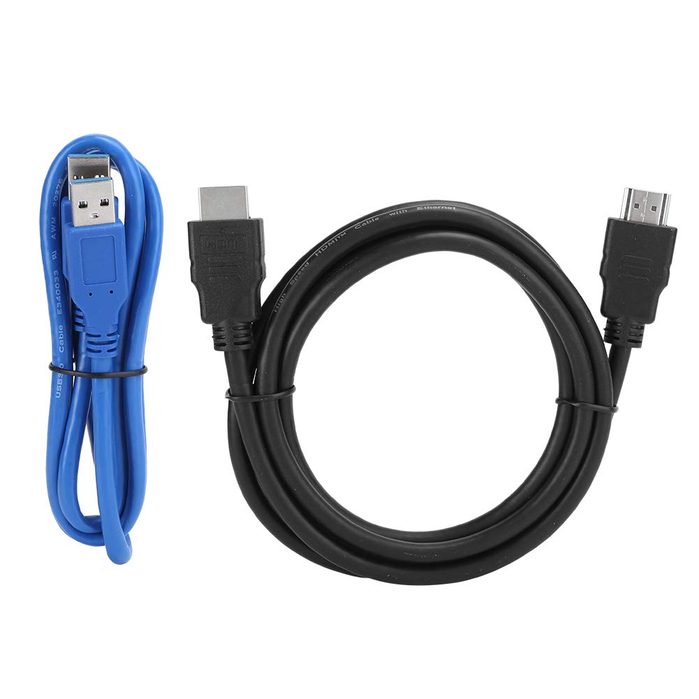 Tarjeta de captura de vídeo HDMI USB3.0, grabador de vídeo HDMI 4K 1080P con salida en bucle, caja de grabación USB 3.0 Plug and Play para transmisión en, compatible con Linux OS