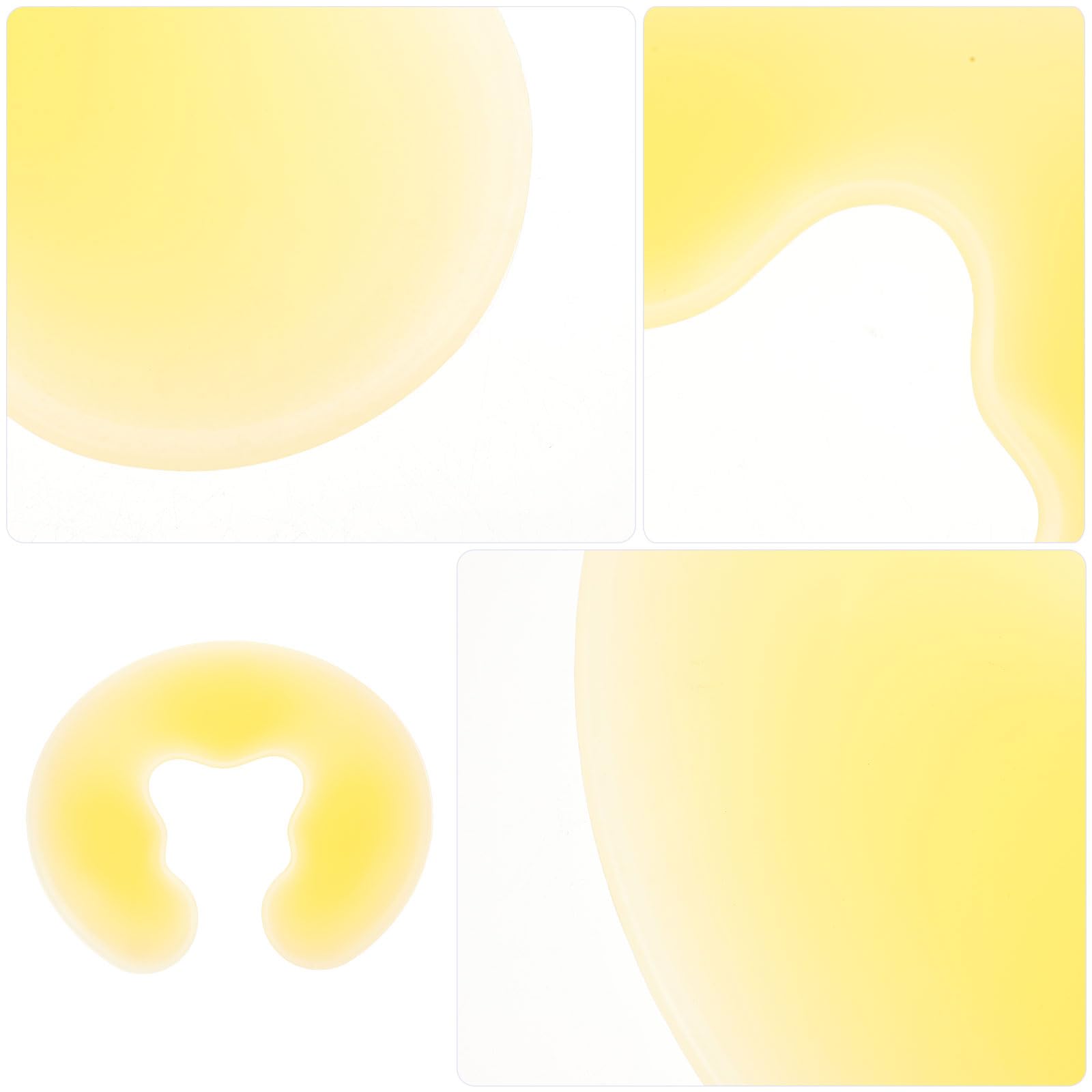 FOMIYES Cojín de Masaje de Silicona para Masaje Facial, salón de Masaje, hogar, Masaje, Mesa, como se Muestra