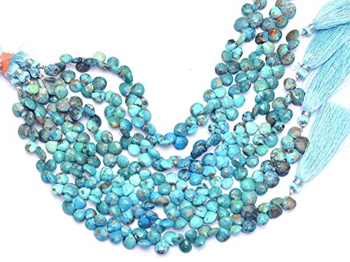 Turquoise de l'Arizona AAA perles cœur briolette de qualité rare pour bijoux haute joaillerie