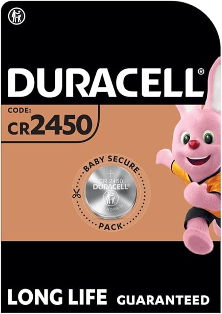 Duracell 2450 Bateria Jednorazowa, Srebrny, 3 V