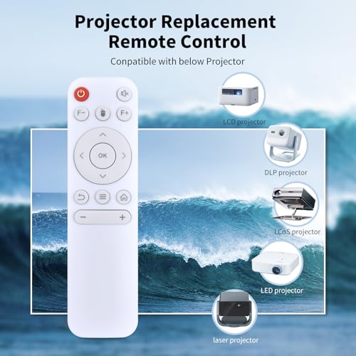 Télécommande Wielio GC06C de rechange pour projecteur intelligent - 2
