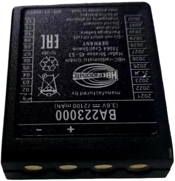 HBC BA223000 2100mAh 6V Rechargeable Battery