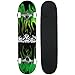Krown Rookie Complete Skateboard,Green Flame