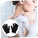 ERINGOGO 4 Pairs Exfoliating Gloves Gentle Body Scrubber Made of Convenient Shower Washing Gloves for All Skin Types Skin Exfoliation and Dirt Removal
