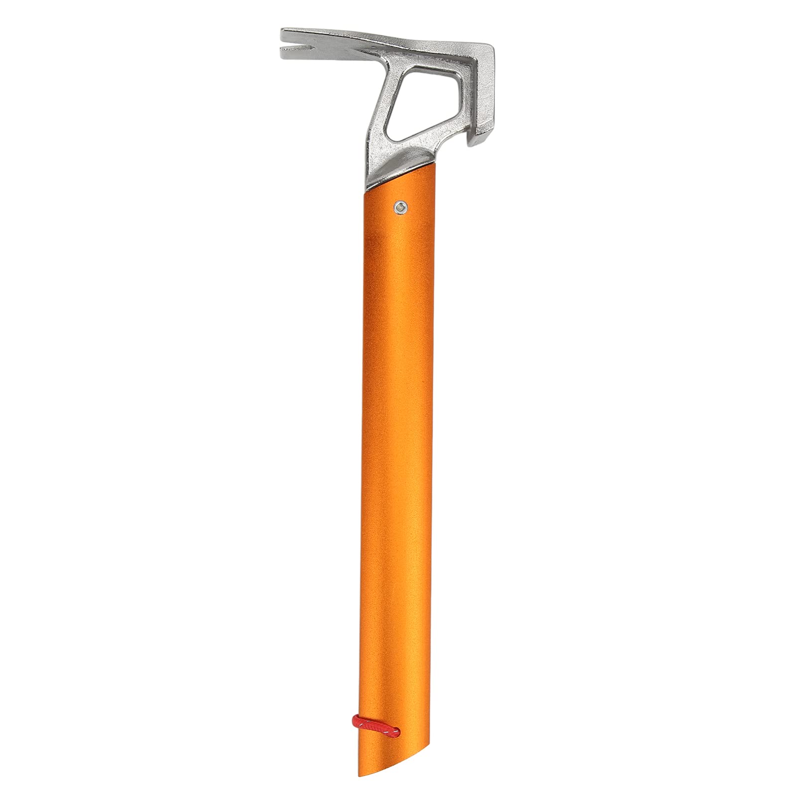 NDNCZDHC Climbing Hammer,Multifunctional Outdoor Camping Tent Peg Hammer Impact Resistance Stakes Nail Puller Hammer(Orange)