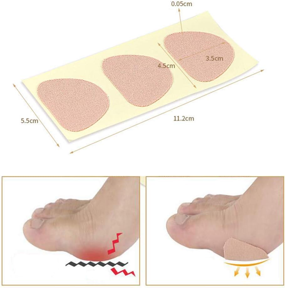 Moleskin Bandages Patch, 15 Pcs Foot Callus Corn Heel Stickers, Self-adhesive Cotton Foot Calluses Protector Callus Remover Cushions, Protect Calluses from Rubbing on Shoes, Relieve Foot and Heel Pain