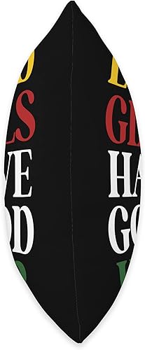 Miniatura 2 de Locs Afro Dreadlocks Love Beauty Hair Loc'd Good Hair - Almohada negra de niña africana americana, 18 x 18 pulgadas, multicolor