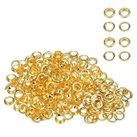 EYELETS SIZE: These eyelets and grommets will come with 20mm inner hole, 6.5mm in height, total width of 32mm. It will fit snugly with your DIY cloth projects, for saving your time EYELETS MATERIAL MADE: These eyelets are made of Brass material that ...
