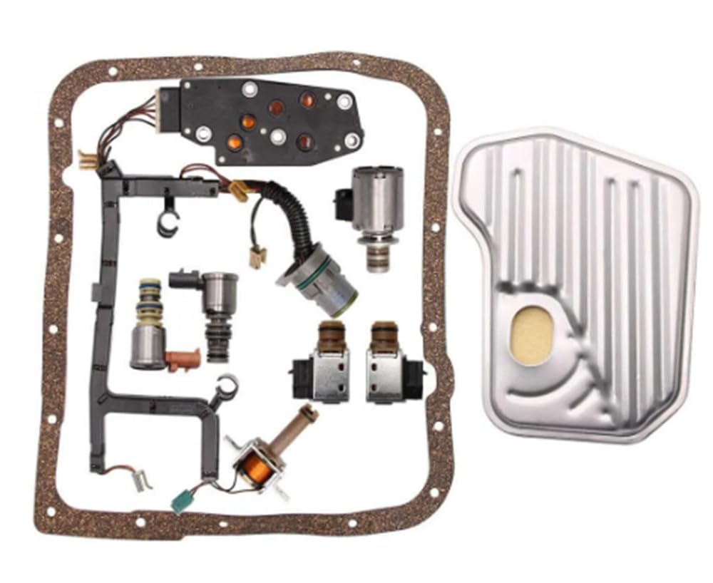 9pcs 4L60E 4L65E Transmission Solenoid Kit Set With Harness Fit for 2003-2005 GM