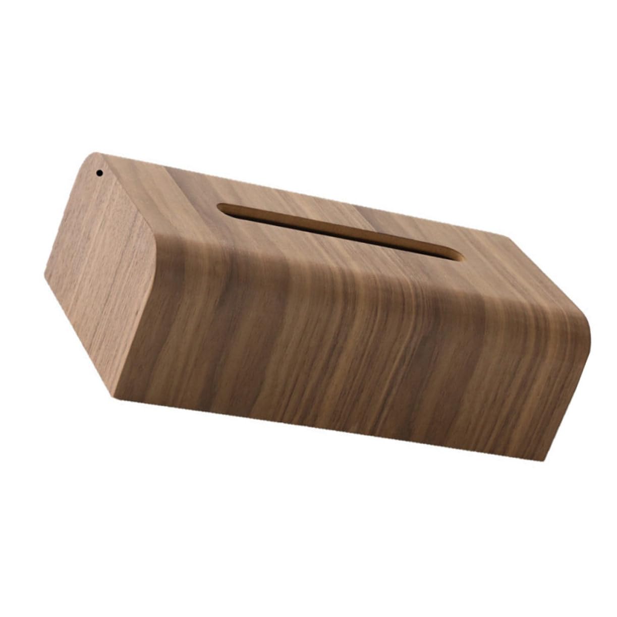 Boîte à mouchoirs fait main LIFKOME au design élégant et finition marron