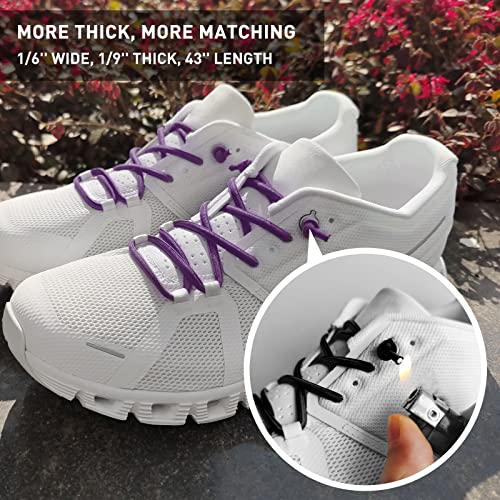 Image of 3 Pairs Elastic No Tie Shoe Laces, Stretch Bungee Laces