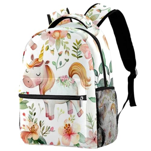 Sac à dos licorne pour sorties scolaires et vacances en famille multicolore