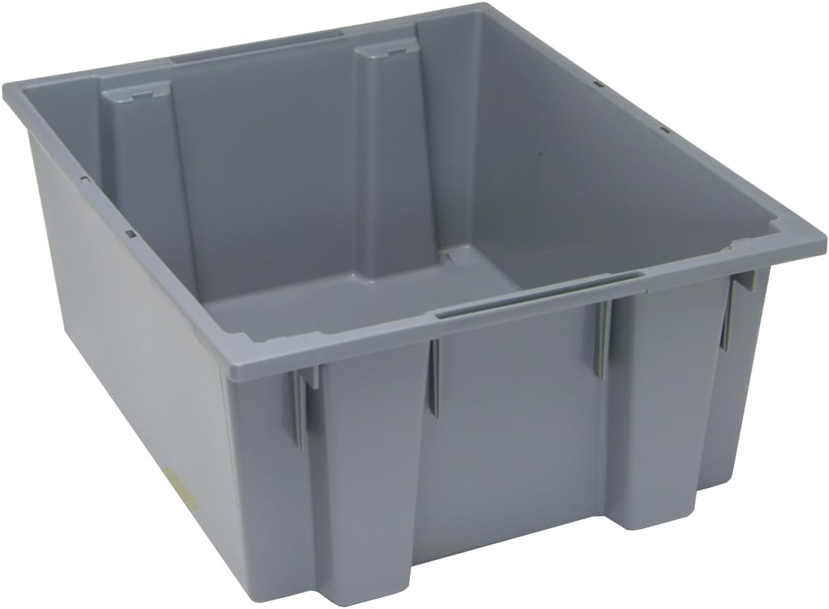 Quantum Storage snt225 Nest Totes Heavy Duty Part Organizer Bins - 23-1/2" x 19-1/2" x 10" - 3 Pack