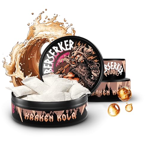 Berserker Energy Pouches - Kraken Cola Review: A Tobacco-Free Energy Boost?