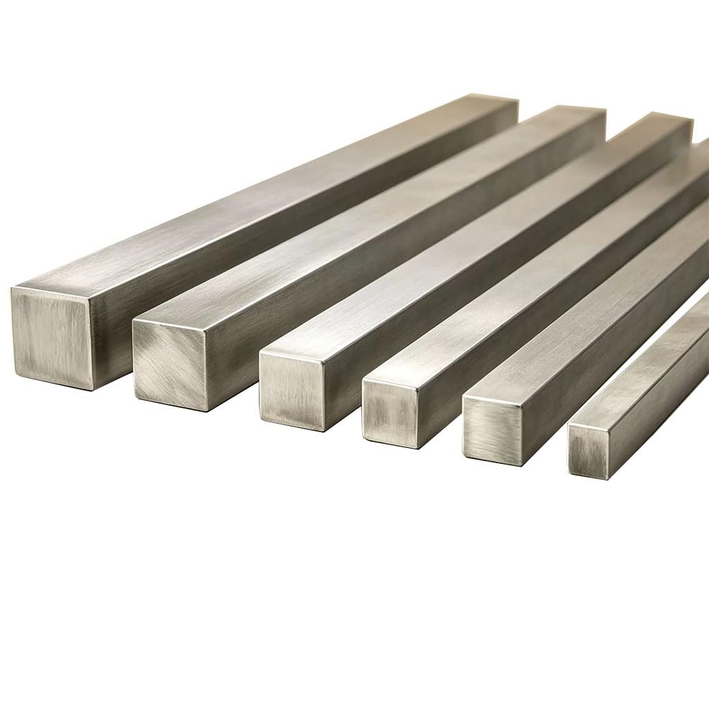 Pręt Kwadratowy Ze Stali Nierdzewnej 304 5 Mm-80 Mm 100-500 Mm Stalowy Wał Liniowy(Length 400mm 1pc,20x20mm)