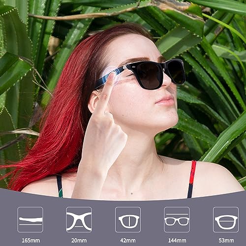 Image of Smart Glasses Bluetooth Sunglasses for Men Women with Automatic Power On Off Open Ear Music Voice Assistant, Unisex Audio Intelligent Sunglasses Fits Smaller Faces, Great for Friends Family
