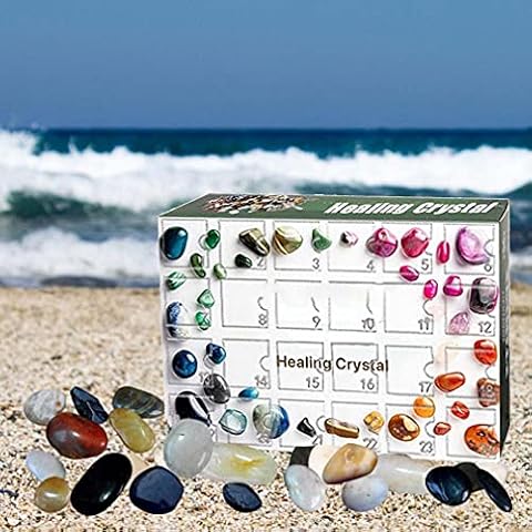 FGFG Crystal ore Advent Calendar 2022-Contains 24 Gifts,Ore Collection Gift Box,Children's Calendar,Christmas Countdown Toys Set with Crystals,Christmas Surprise for Kids Cover