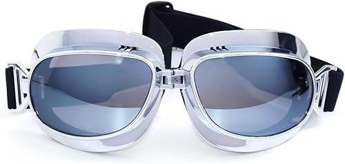 Miniatura 1 de Gafas CRG Sports estilo clásico de piloto de aviación para motocicleta crucero, tipo scooter T04 T04ST