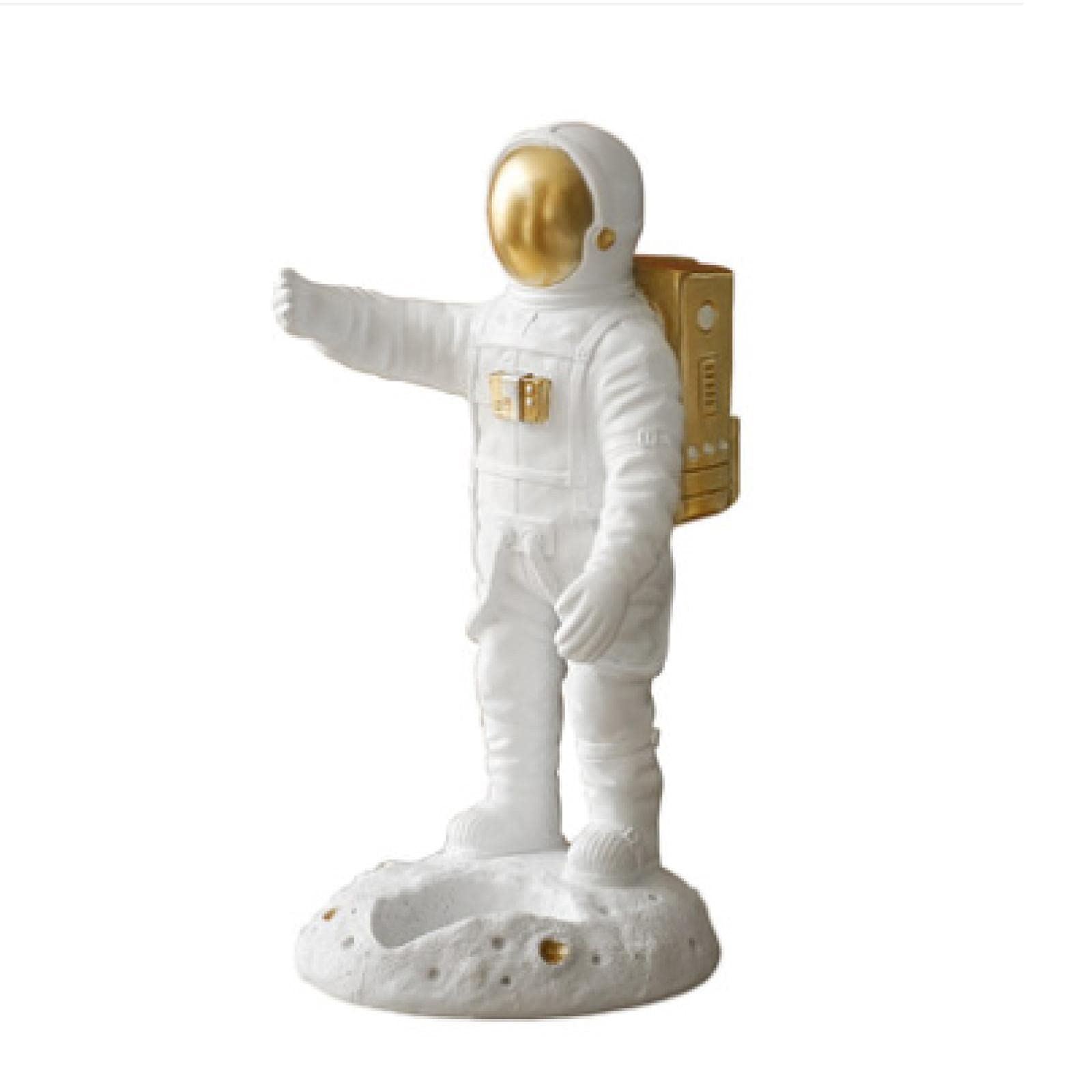 Casier à vin astronaute pour décoration de salon et meuble bar chic