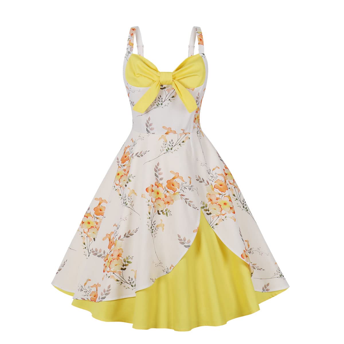 Robe Vintage des années 50 avec des Boutons, Style Rockabilly Audrey Hepburn, Robe de soirée Vintage des années 50