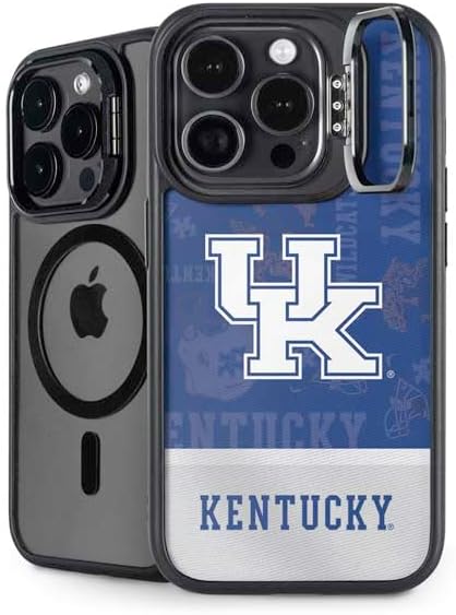 Skinit Kickstand Phone Case Compatible with iPhone 16 Pro Max - Officially Licensed University of Kentucky UK on Blue Design