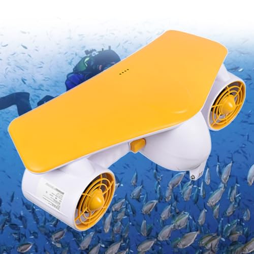 pealiritansemen Scooters Submarinos Eléctricos, Scooter Submarino Portátil De 6000 mAh, con 2 Configuraciones De Velocidad, Autonomía De 30 A 60 Minutos, Profundidad Máxima De Buceo De 50 m