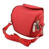 BW&H ARS - Funda para Canon Powershot SX500 IS, SX510 HS y G1, color rojo