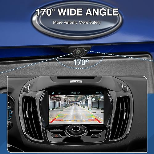 Image of Rear View Backup Reverse Camera Compatible with Ford Escape 2014 2015 2016, Safety Parking Back Up Assist Camera OE Number EJ5Z-19G490-A GJ5T-19G490-AB,590-419