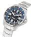 Nautica Men's NAPKMF307 KOH May Bay Recycled Stainless Steel Bracelet & Light Blue Silicone Strap Watch