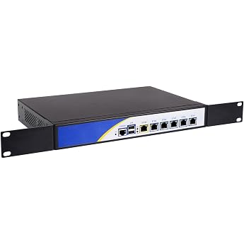 Firewall Mikrotik PFSense OPNsense VPN Network Security Micro Appliance Router PC Intel Core I5 2520M / 2540M RS03 AES-NI 6 x Gigabit LAN 2 x USB COM VGA Fan 4G RAM/32G SSD