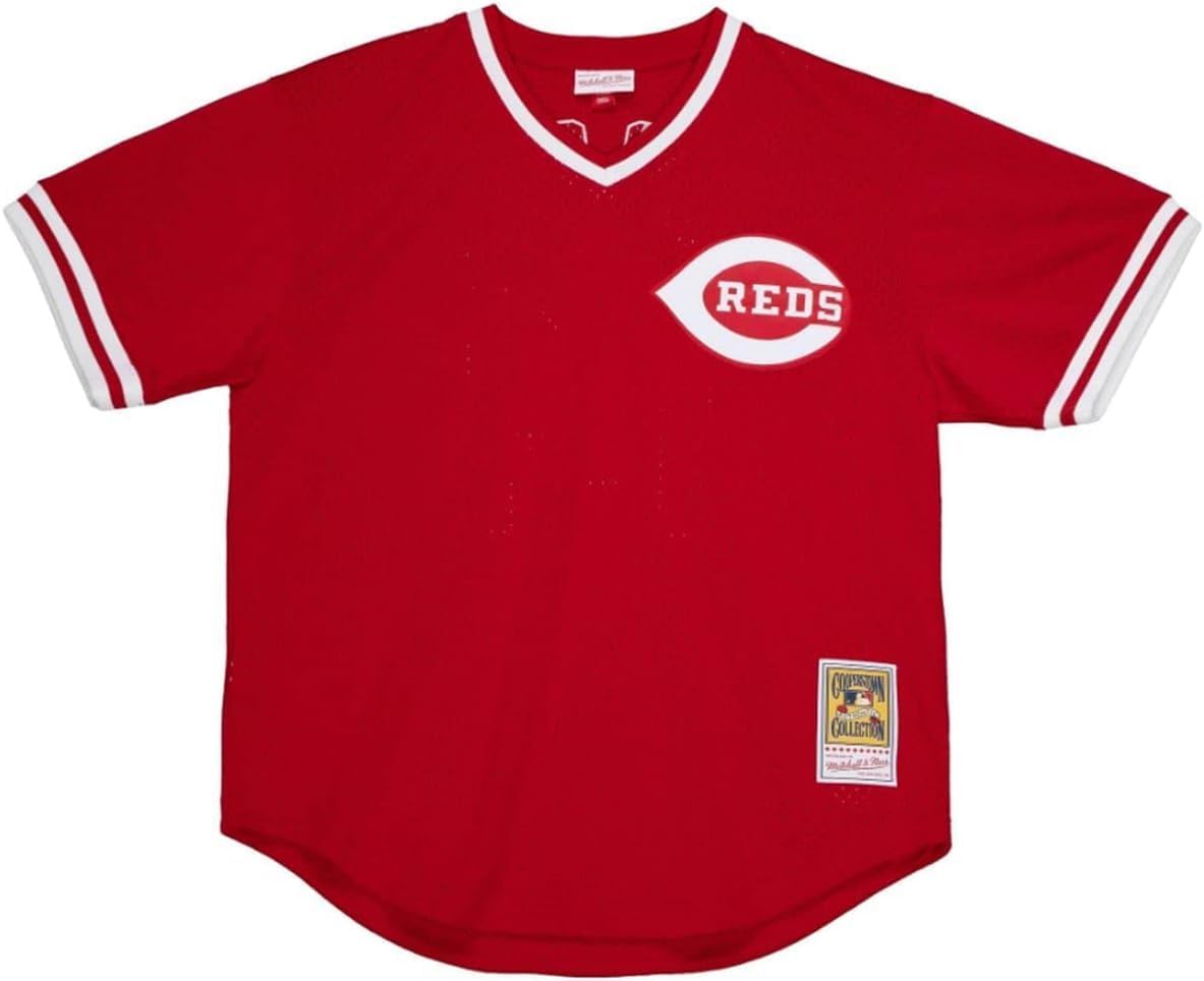 Johnny Bench Cincinnati Reds 1983 Batting Practice Pullover Jersey