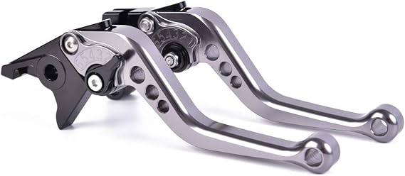 Short CNC Brake Clutch Levers Compatible with Yamaha FZ1 FZ6 FZ8 Fazer 2011-2015 XSR700 /XSR900 ABS/XV950 Racer 2016-2019 MT07/MT09/MT10 Brake Upgrade Levers