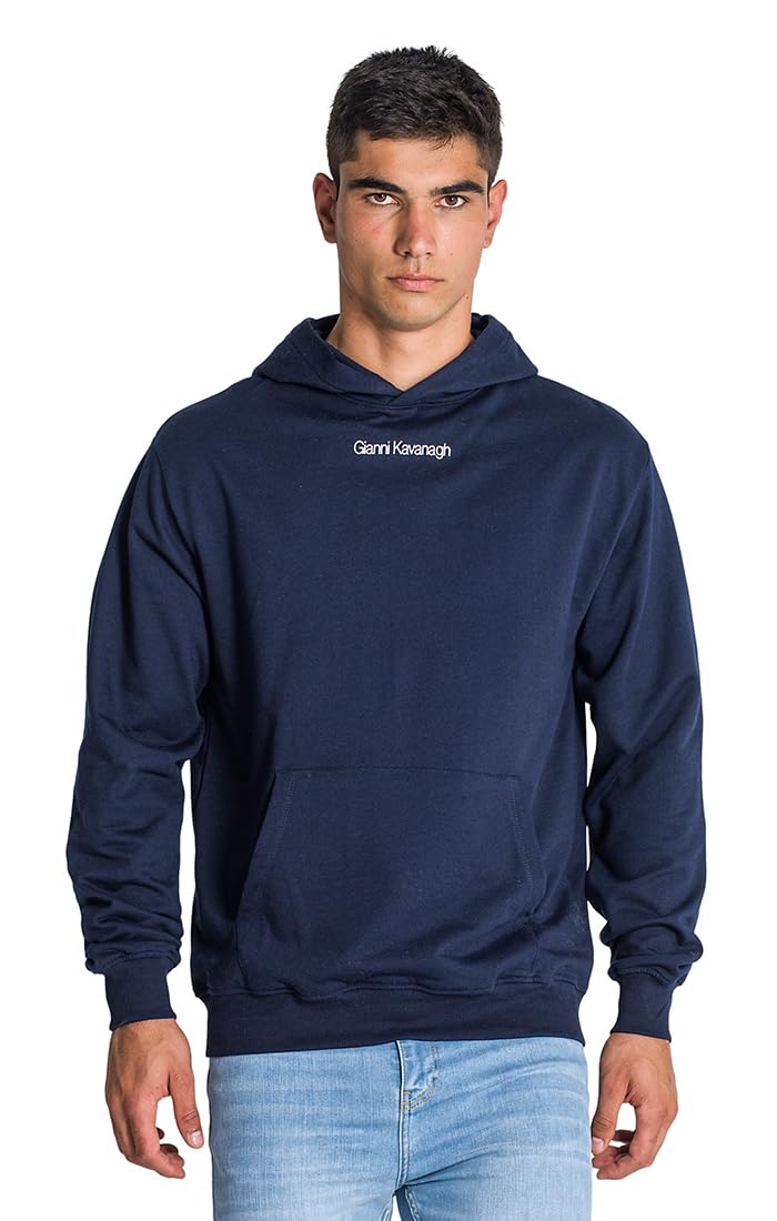Veste sweat Gianni Kavanagh marine avec micro-capuche ajustable - 5