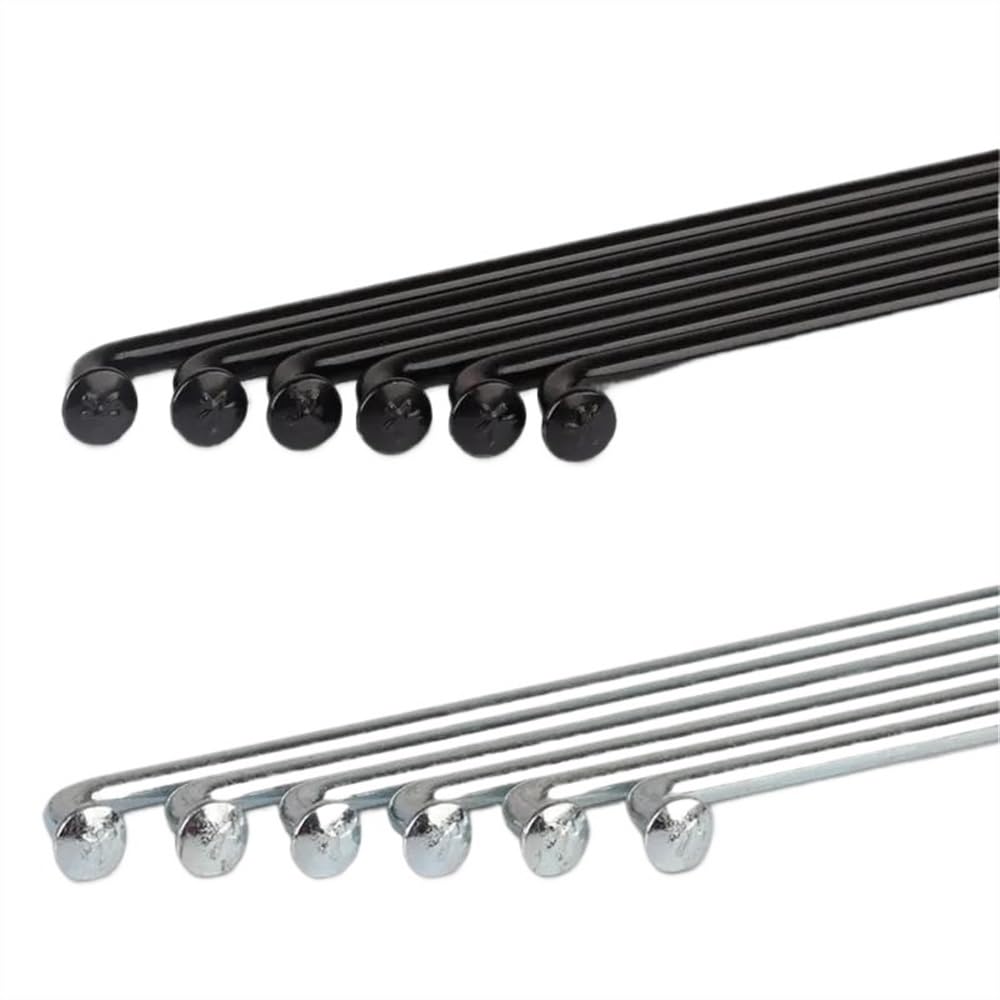 Maßgeschneiderte Speichenradius-Stricknadel, Edelstahl, 12 G, schwarz, für Fahrrad, E-Bike