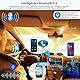 iFreGo autoradio Bluetooth 7 Farben Radio mit Bluetooth Freisprecheinrichtung Auto Radio, Autoradio mit 2 USB/AUX/TF/MP3,FM Autoradio 1din Fernbedienung Unterstützung für iOS/Android