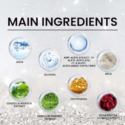 Aceite para el cuerpo, iluminador facial, iluminador corporal, aceite de brillo líquido, crema corporal con purpurina, hidratante y brillante - imagen 5