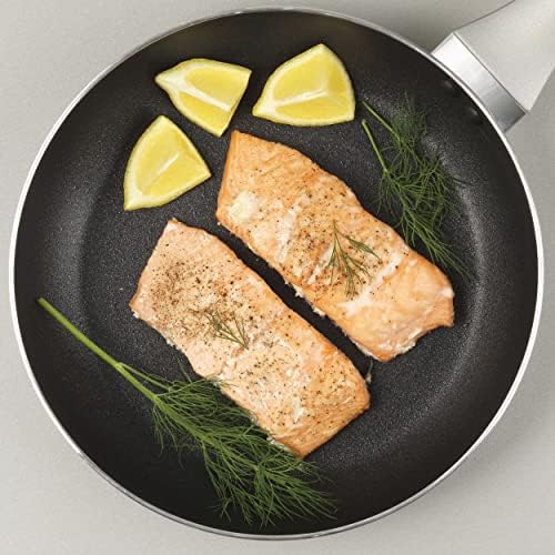 Progress BW08837EU Metallic Smartstone Frying Pan, 28 cm, Induction Suitable, Metal Utensil Safe, Silver