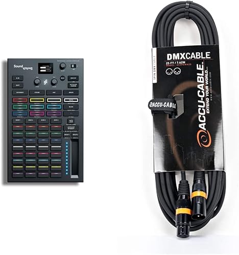 SoundSwitch Control One - Controlador de iluminación profesional DMX DJ con cable DMX y acceso al software