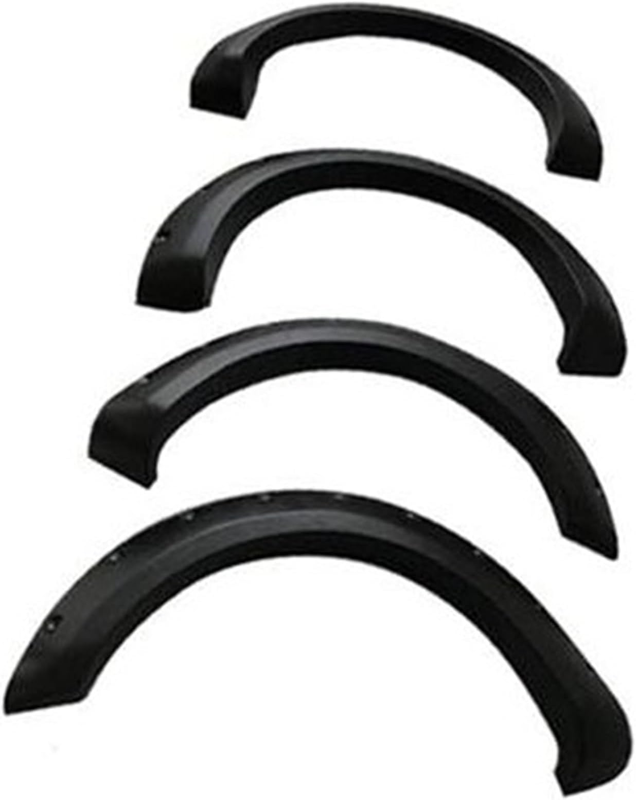 MUEOSI Car Side Door Front Rear Wheel Eyebrow Fenders Fender Flares Wide Strip Covers, for ford, F-150 Pickup 2018-2021 Universal fender flares