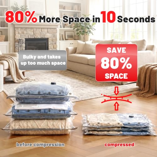 Bolsas de almacenamiento de compresión para ropa con bomba automática USB 9Combo 5
