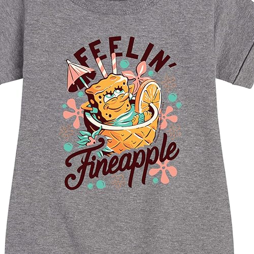 HYBRID APPAREL - Spongebob Squarepants - Feelin Fineapple - Toddler & Youth Girls Fleece Dress3