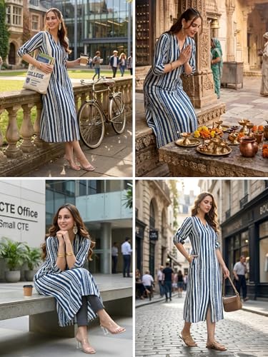 Image of Leriya Fashion Dress for Women | Western One Piece Dress for Women Short & Long | Half Sleeve Casual Summer Dresses for Beach & Stylish Party Outifits Below The Knee