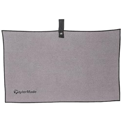 TaylorMade Microfiber Cart Towel (Gray), 15" x 24"
